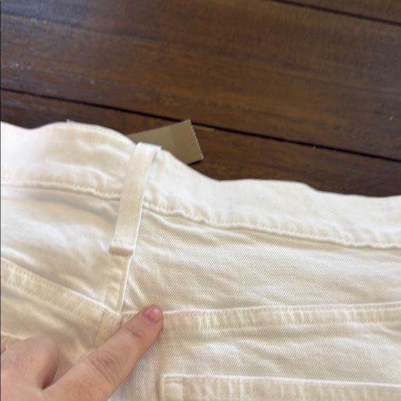 J. Crew Wide-leg denim trouser in white Size 32 - Picture 16 of 16